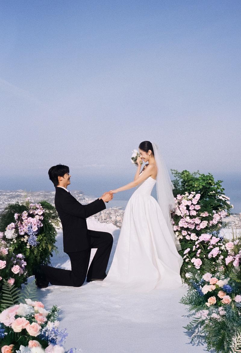 天狗山婚礼 第3张 日本婚纱照 日本旅拍 日本尼鹿摄影