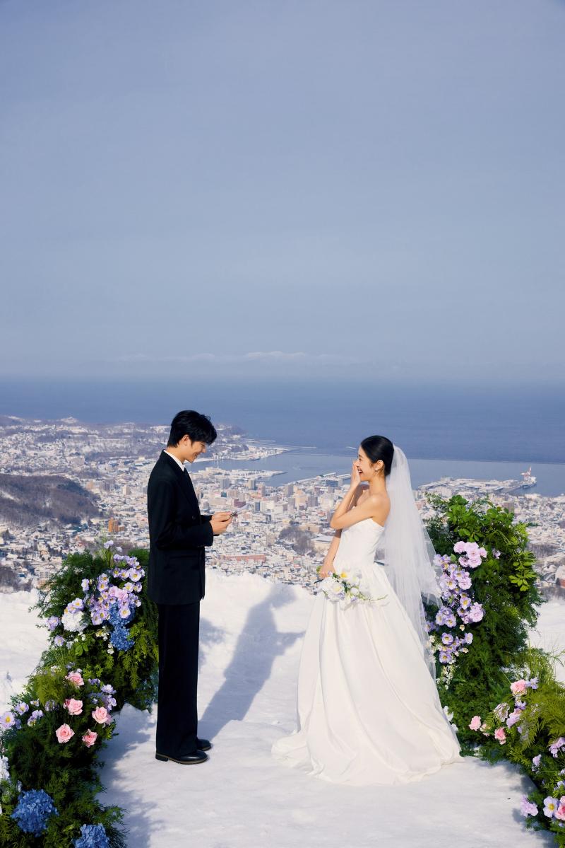 天狗山婚礼 第11张 日本婚纱照 日本旅拍 日本尼鹿摄影