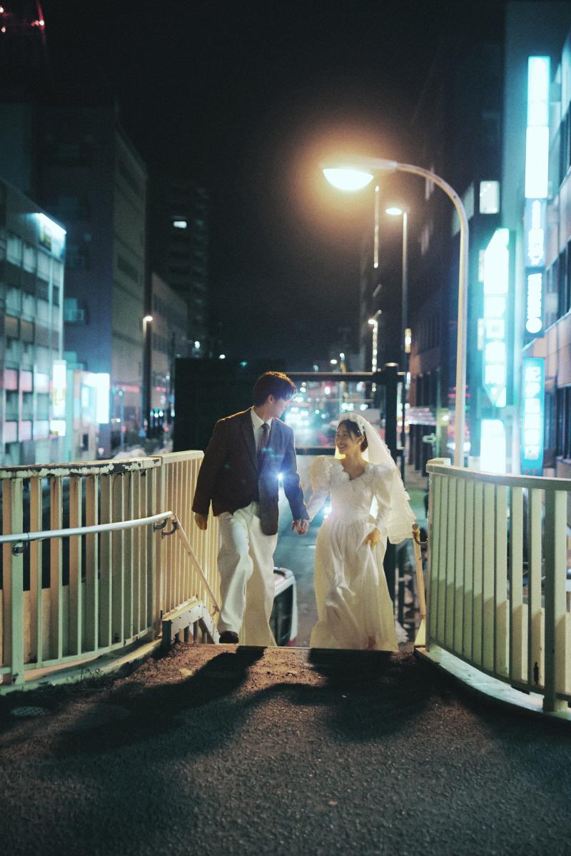 小樽站天桥 第28张 日本婚纱照 日本旅拍 小樽婚纱照 日本尼鹿摄影