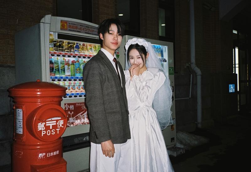 小樽站天桥 第22张 日本婚纱照 日本旅拍 小樽婚纱照 日本尼鹿摄影