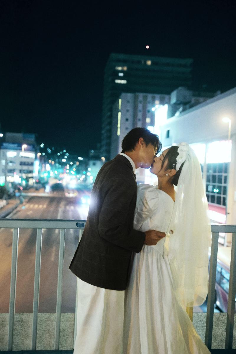 小樽站天桥 第20张 日本婚纱照 日本旅拍 小樽婚纱照 日本尼鹿摄影