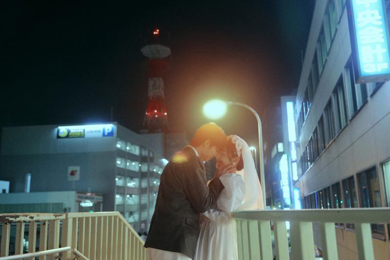 小樽站天桥 第41张 日本婚纱照 日本旅拍 小樽婚纱照 日本尼鹿摄影