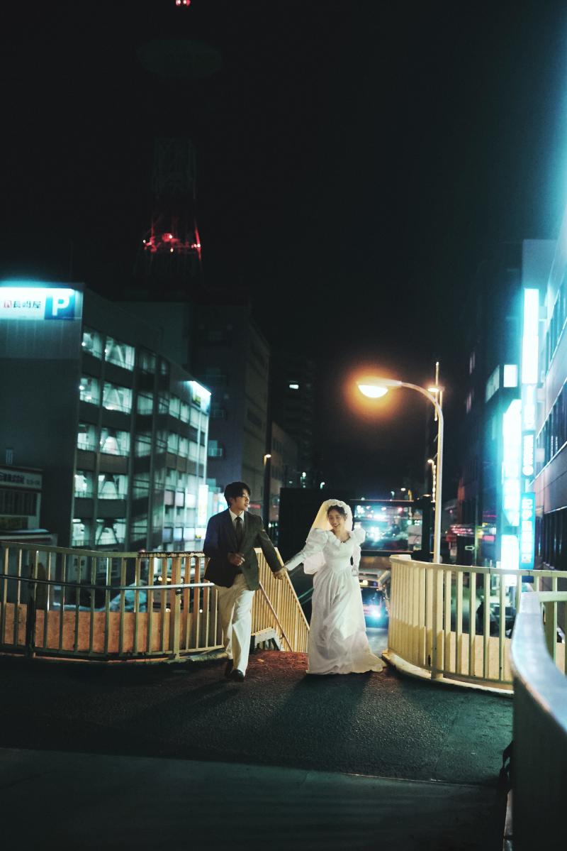 小樽站天桥 第40张 日本婚纱照 日本旅拍 小樽婚纱照 日本尼鹿摄影