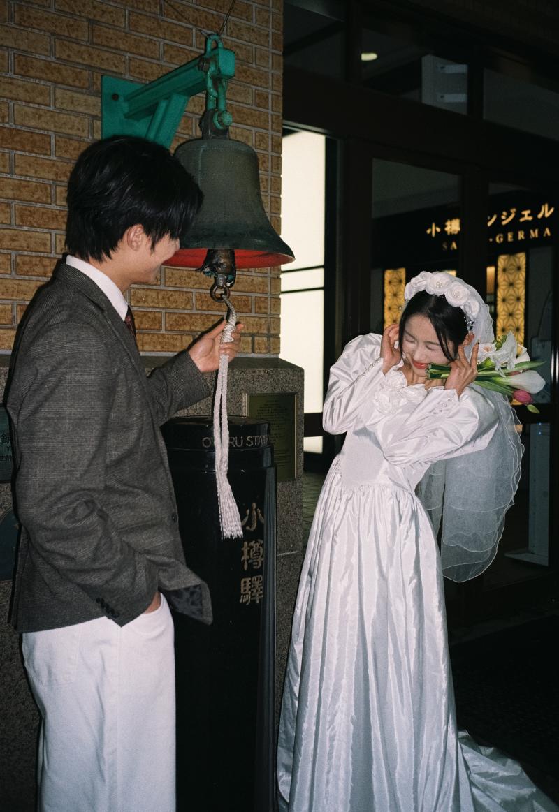 小樽站天桥 第4张 日本婚纱照 日本旅拍 小樽婚纱照 日本尼鹿摄影