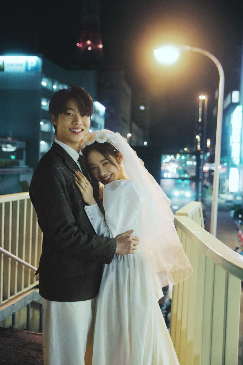 小樽站天桥 第19张 日本婚纱照 日本旅拍 小樽婚纱照 日本尼鹿摄影