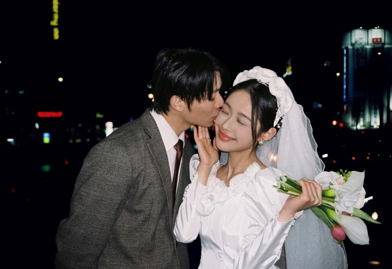 小樽站天桥 第43张 日本婚纱照 日本旅拍 小樽婚纱照 日本尼鹿摄影