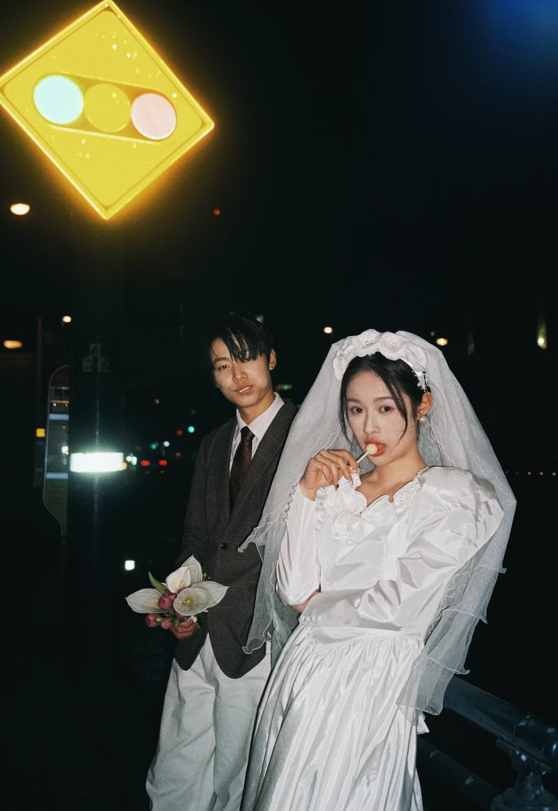 小樽站天桥 日本婚纱照 日本旅拍