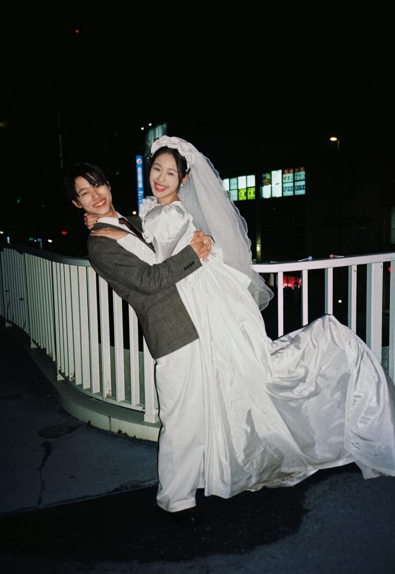 小樽站天桥 第34张 日本婚纱照 日本旅拍 小樽婚纱照 日本尼鹿摄影