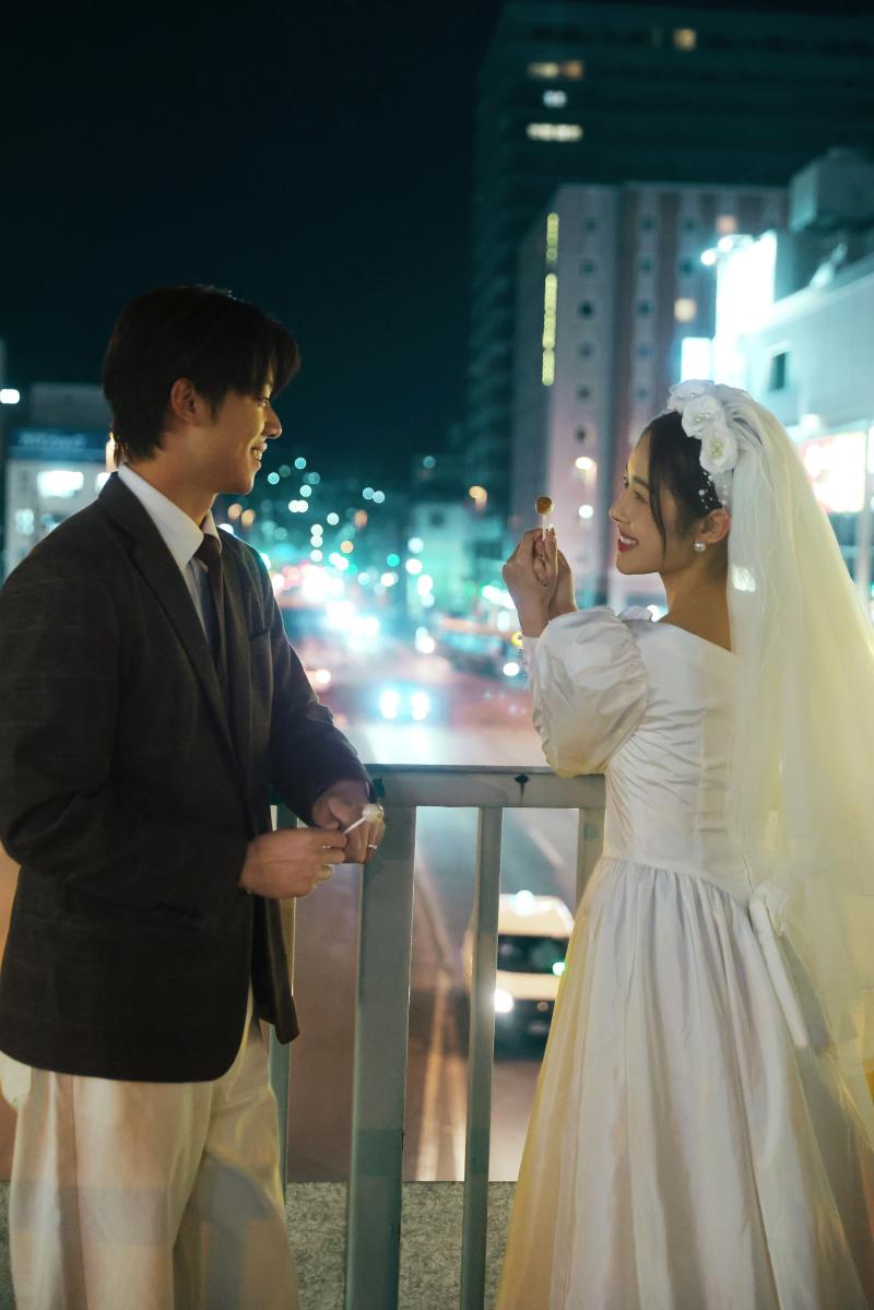 小樽站天桥 第44张 日本婚纱照 日本旅拍 小樽婚纱照 日本尼鹿摄影