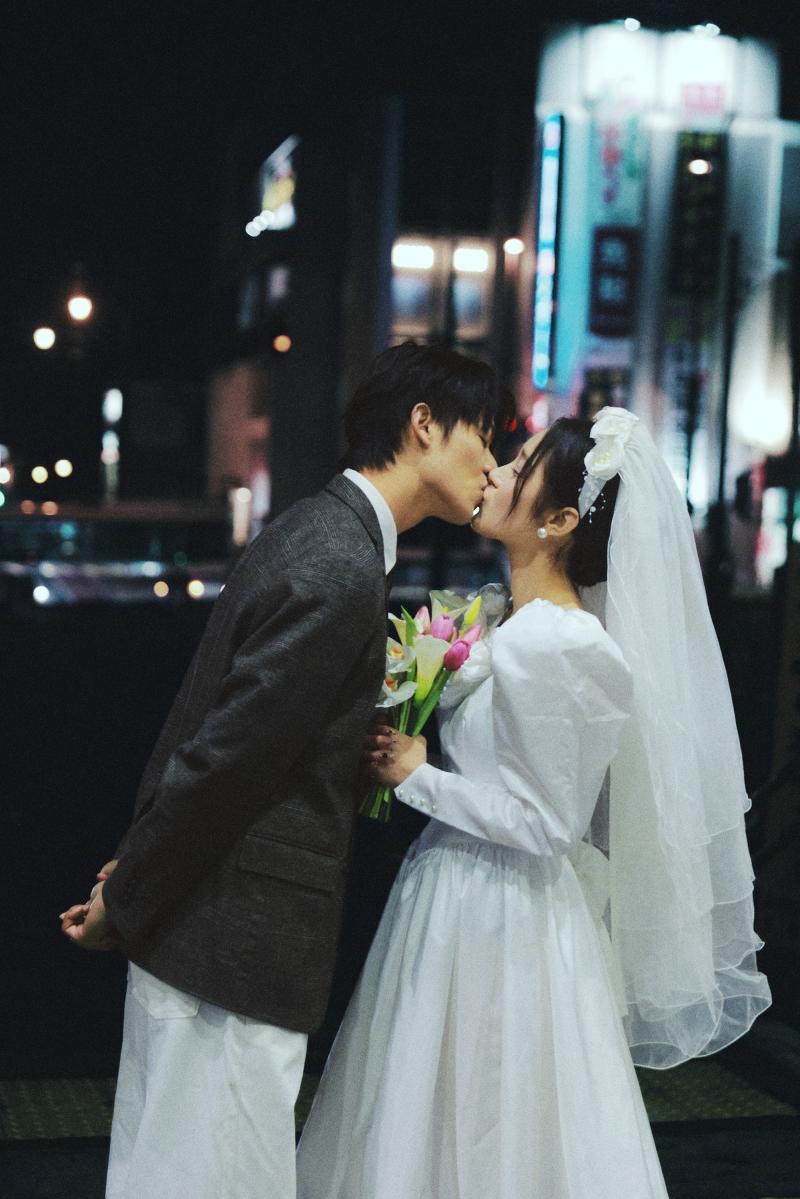 小樽站天桥 第10张 日本婚纱照 日本旅拍 小樽婚纱照 日本尼鹿摄影