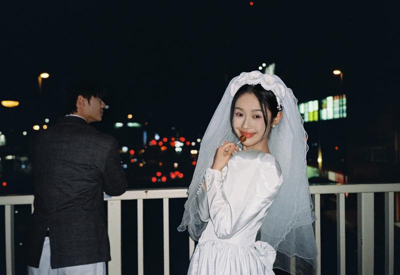 小樽站天桥 第29张 日本婚纱照 日本旅拍 小樽婚纱照 日本尼鹿摄影