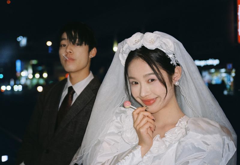 小樽站天桥 第18张 日本婚纱照 日本旅拍 小樽婚纱照 日本尼鹿摄影