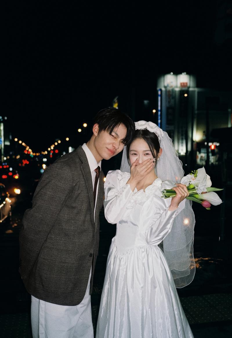 小樽站天桥 第35张 日本婚纱照 日本旅拍 小樽婚纱照 日本尼鹿摄影
