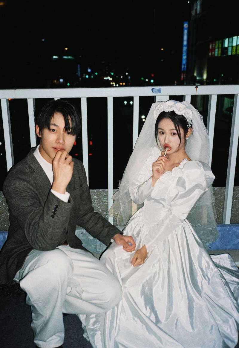 小樽站天桥 第12张 日本婚纱照 日本旅拍 小樽婚纱照 日本尼鹿摄影