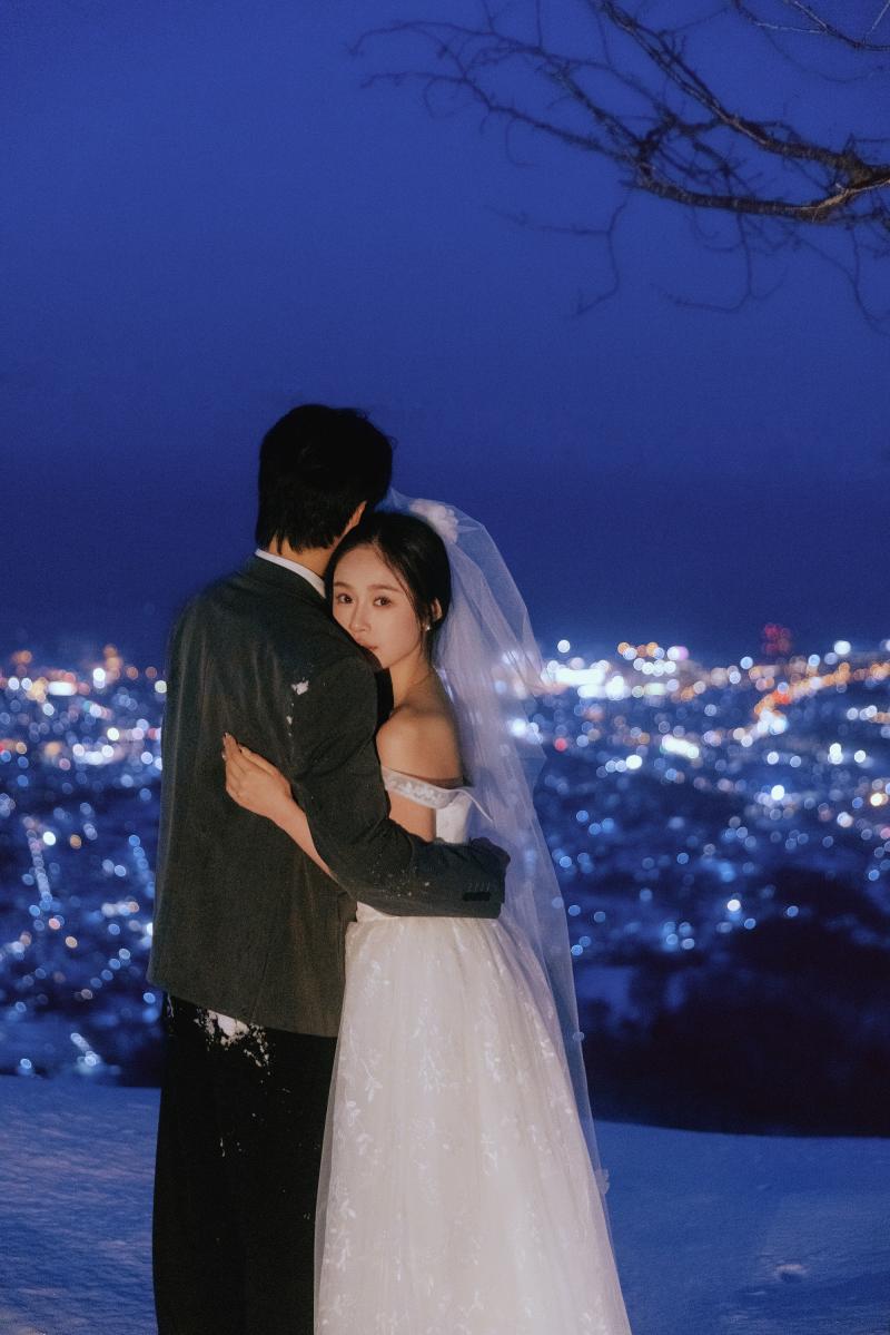 天狗山 蓝调时刻 第16张 日本婚纱照 日本旅拍 日本尼鹿摄影