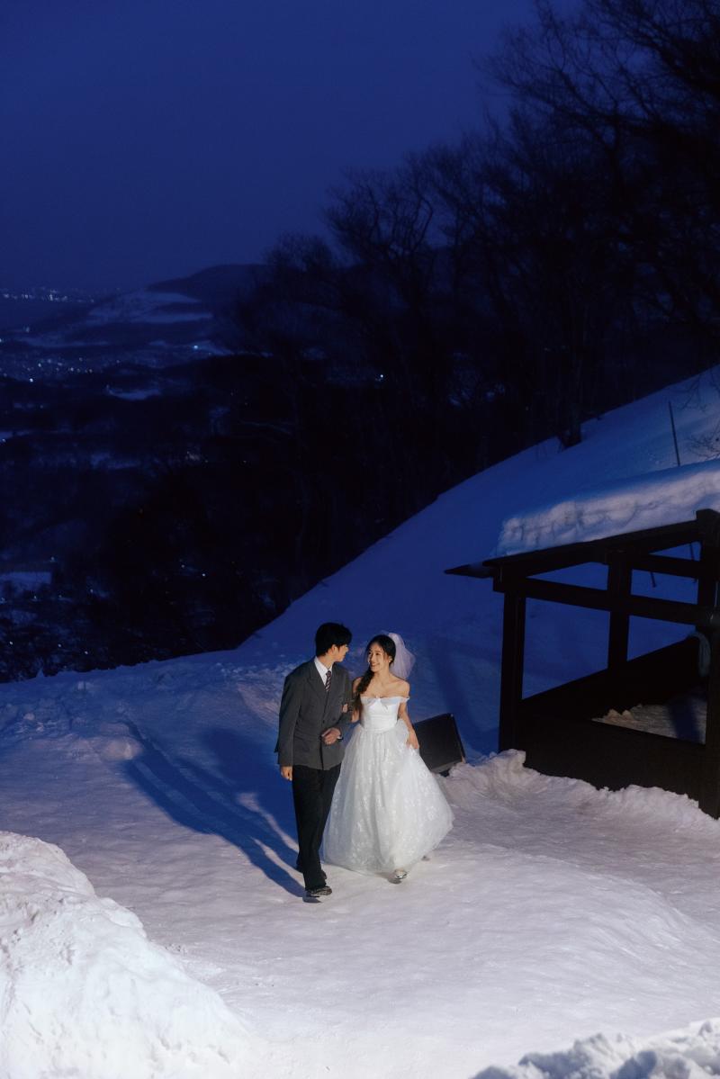 天狗山 蓝调时刻 第23张 日本婚纱照 日本旅拍 日本尼鹿摄影