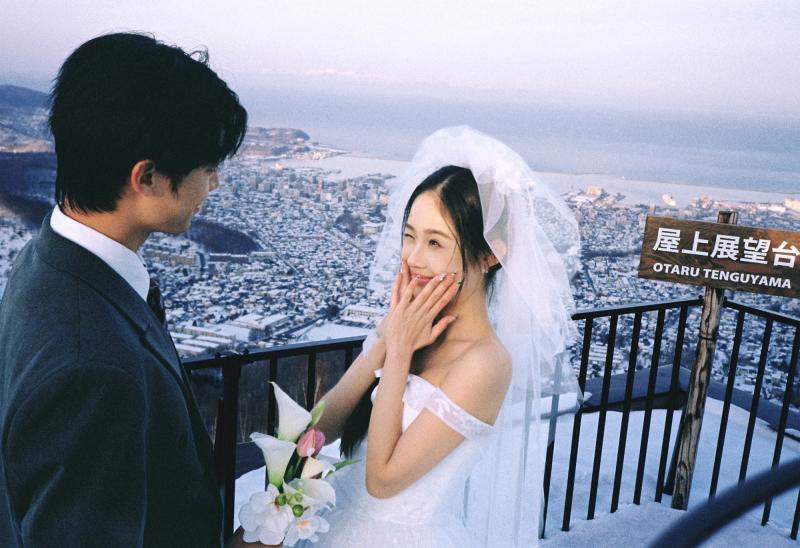 天狗山 蓝调时刻 第9张 日本婚纱照 日本旅拍 日本尼鹿摄影