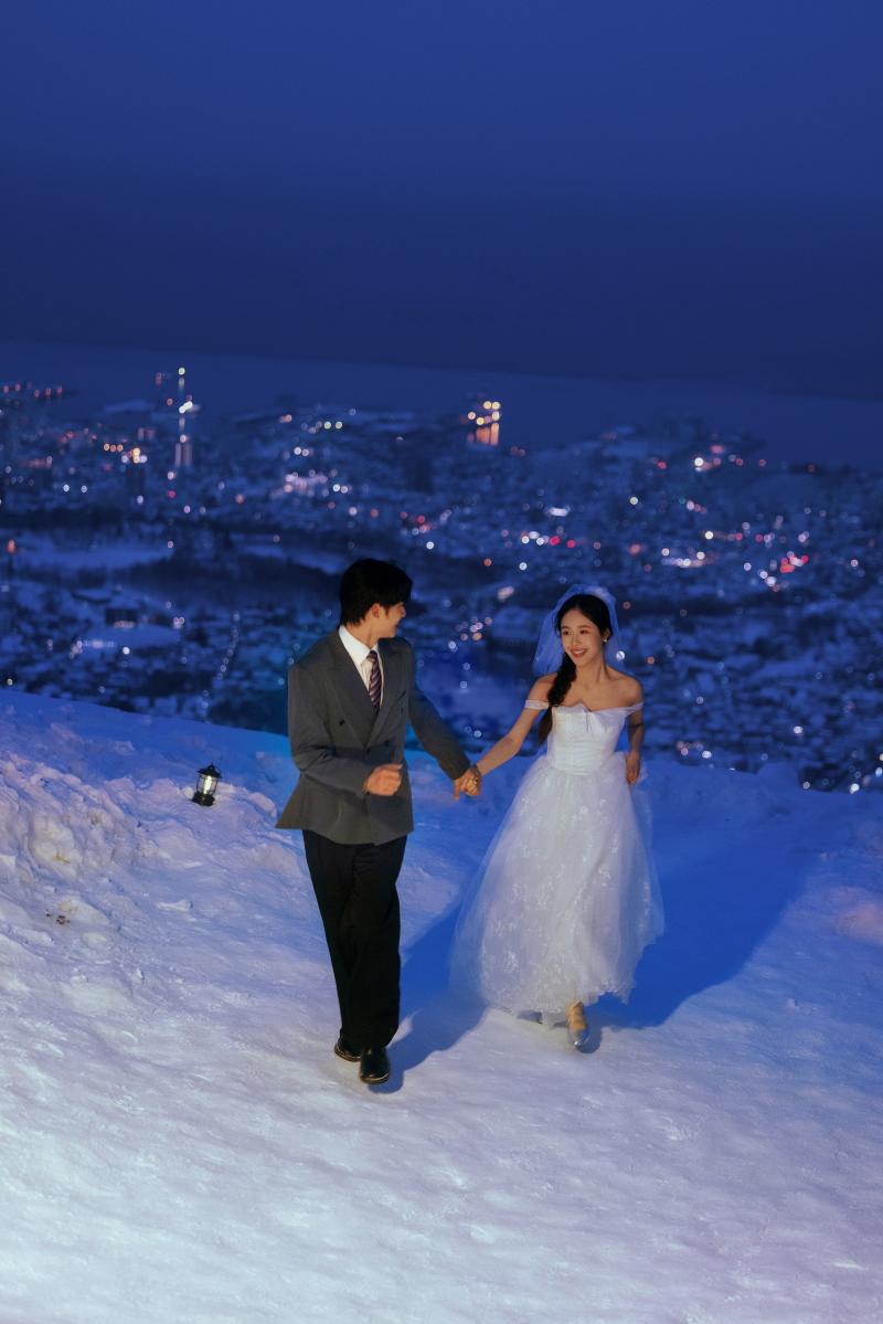 天狗山 蓝调时刻 第13张 日本婚纱照 日本旅拍 日本尼鹿摄影