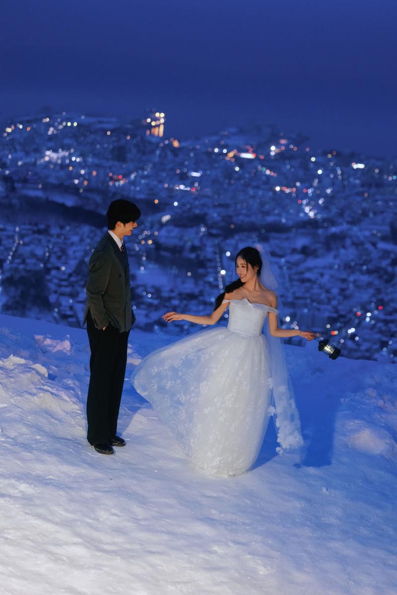天狗山 蓝调时刻 第17张 日本婚纱照 日本旅拍 日本尼鹿摄影