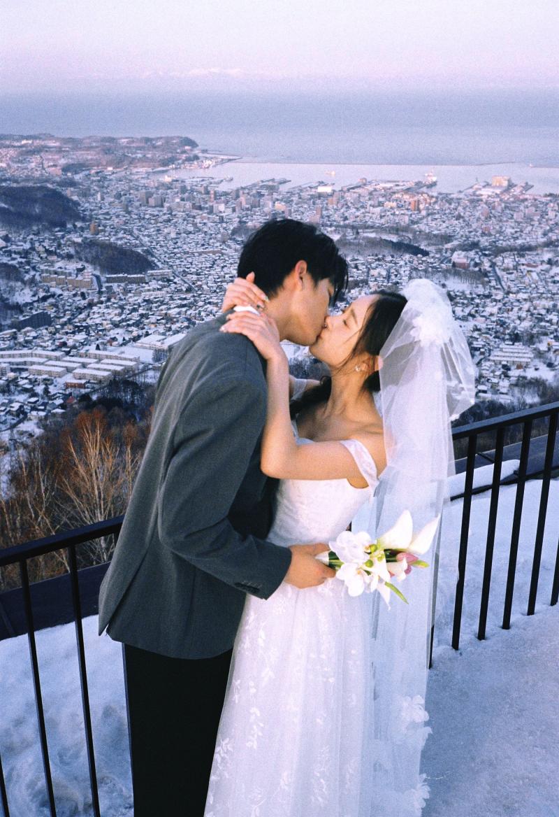 天狗山 蓝调时刻 第18张 日本婚纱照 日本旅拍 日本尼鹿摄影