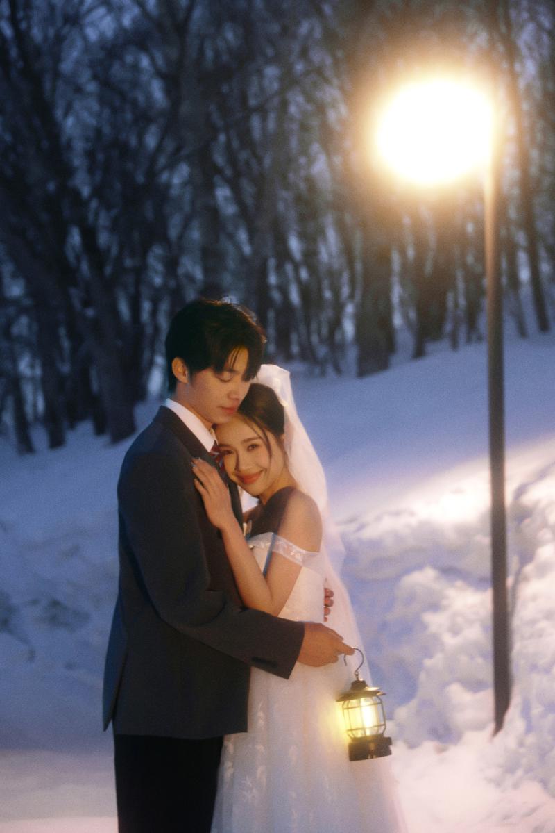 天狗山 蓝调时刻 第2张 日本婚纱照 日本旅拍 日本尼鹿摄影