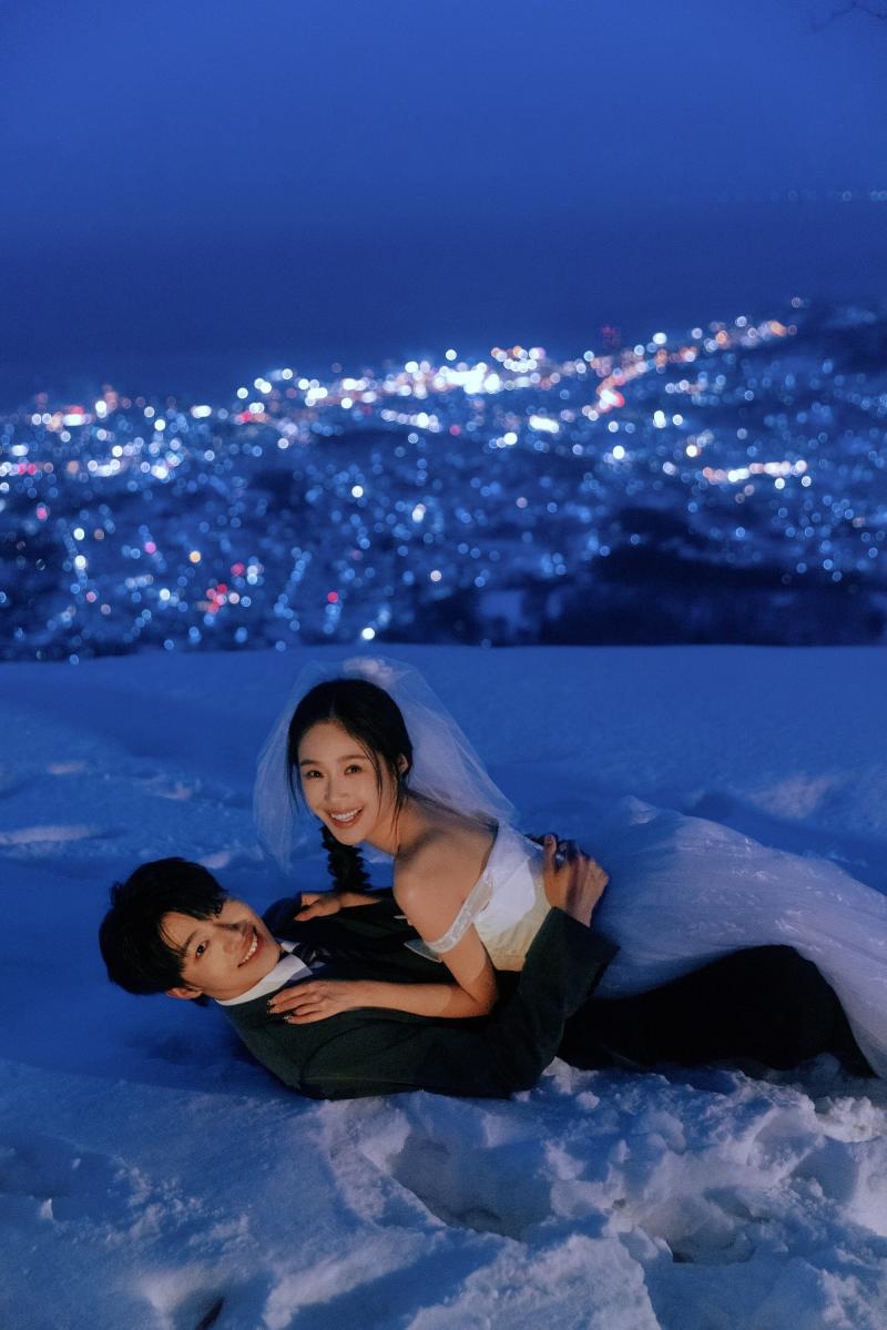 天狗山 蓝调时刻 第5张 日本婚纱照 日本旅拍 日本尼鹿摄影