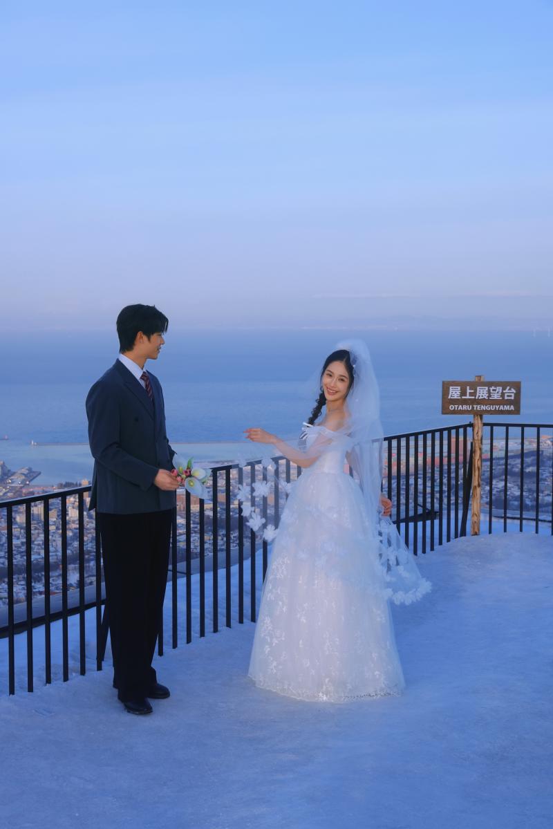 天狗山 蓝调时刻 第27张 日本婚纱照 日本旅拍 日本尼鹿摄影