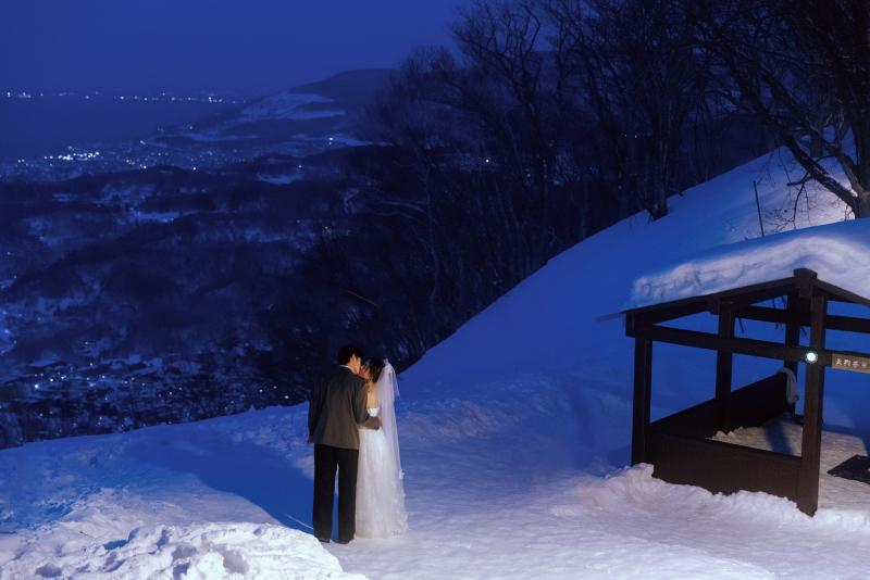 天狗山 蓝调时刻 第6张 日本婚纱照 日本旅拍 日本尼鹿摄影