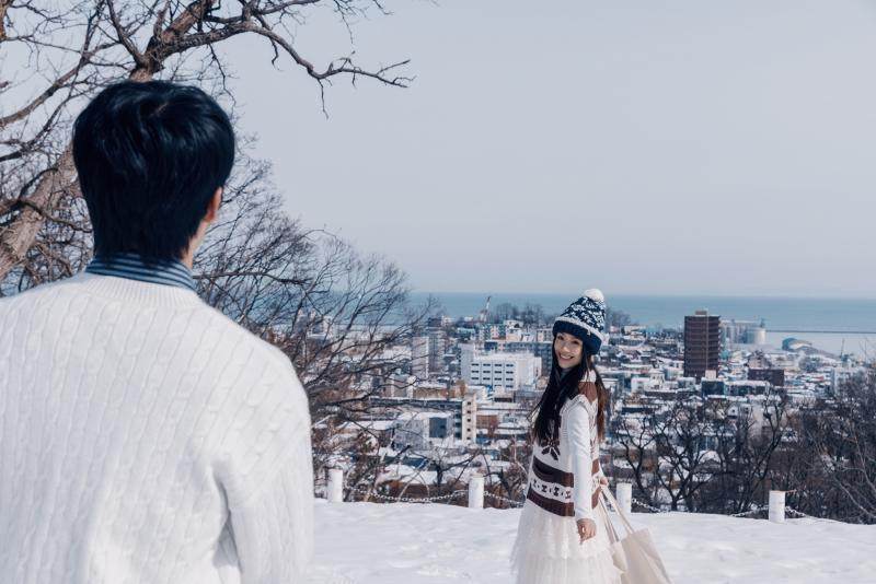 小樽公园 第24张 日本婚纱照 日本旅拍 小樽婚纱照 日本尼鹿摄影