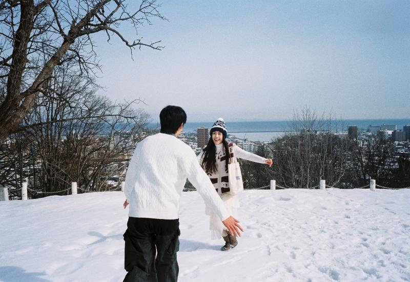 小樽公园 第31张 日本婚纱照 日本旅拍 小樽婚纱照 日本尼鹿摄影
