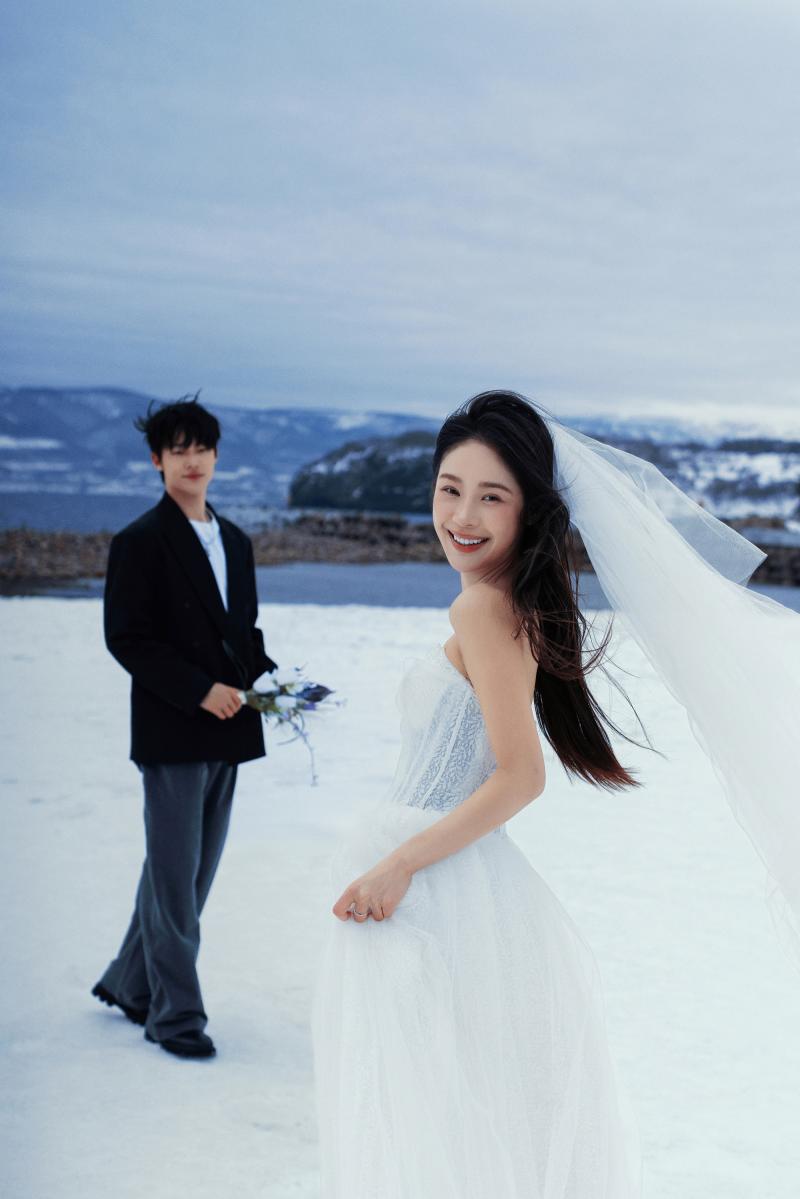祝津海边雪山 第29张 日本婚纱照 日本旅拍 日本雪景婚纱照 日本尼鹿摄影