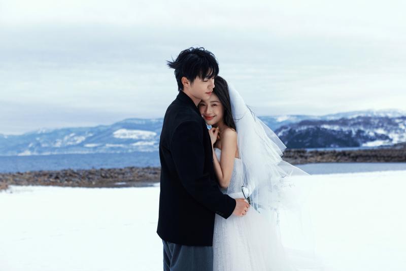 祝津海边雪山 第20张 日本婚纱照 日本旅拍 日本雪景婚纱照 日本尼鹿摄影