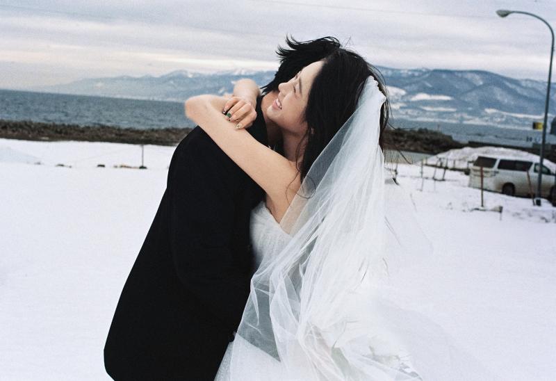 祝津海边雪山 第41张 日本婚纱照 日本旅拍 日本雪景婚纱照 日本尼鹿摄影