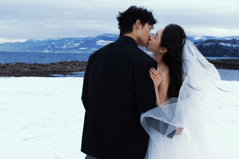 祝津海边雪山 第31张 日本婚纱照 日本旅拍 日本雪景婚纱照 日本尼鹿摄影