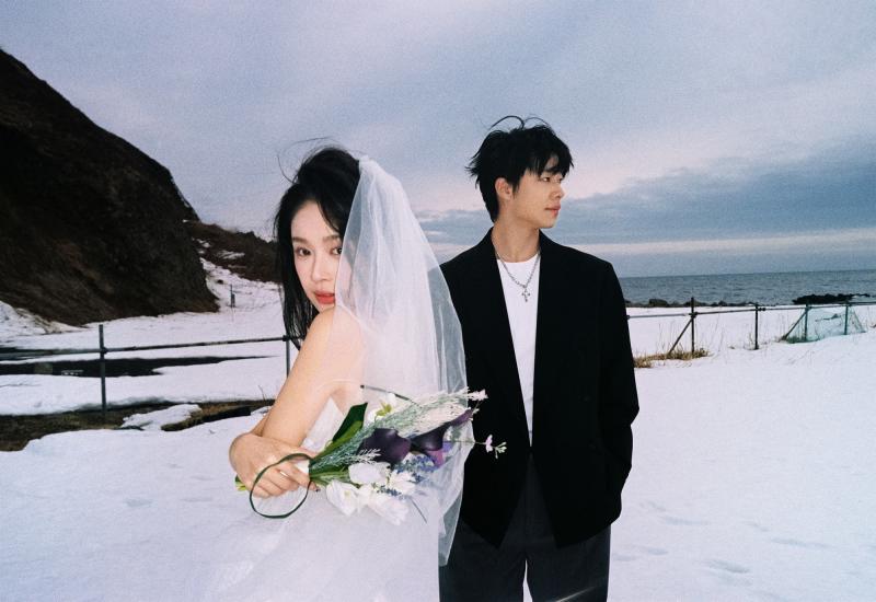 祝津海边雪山 第11张 日本婚纱照 日本旅拍 日本雪景婚纱照 日本尼鹿摄影