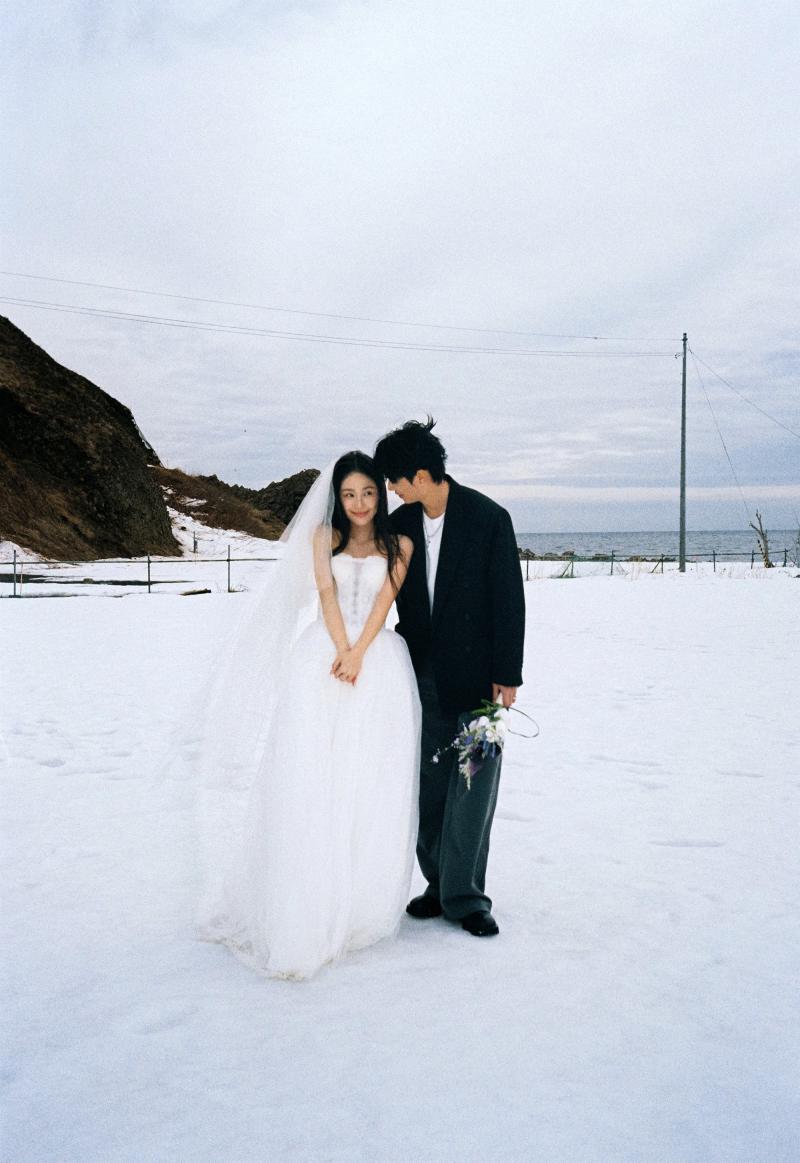 祝津海边雪山 第15张 日本婚纱照 日本旅拍 日本雪景婚纱照 日本尼鹿摄影