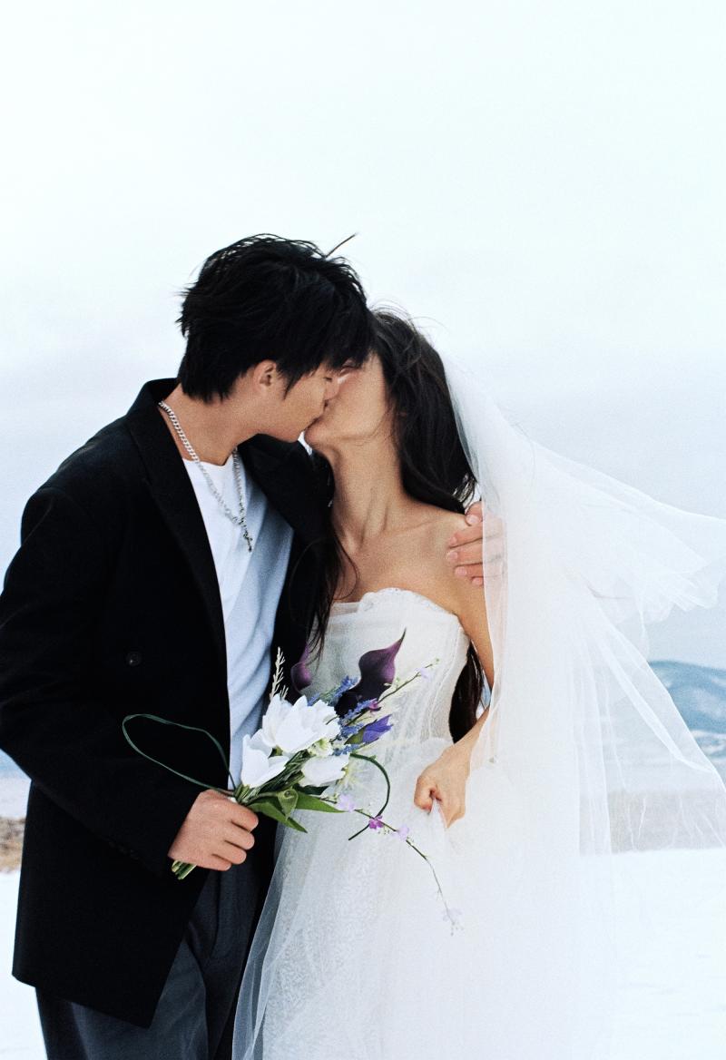 祝津海边雪山 第2张 日本婚纱照 日本旅拍 日本雪景婚纱照 日本尼鹿摄影