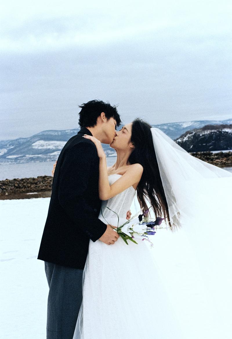 祝津海边雪山 第16张 日本婚纱照 日本旅拍 日本雪景婚纱照 日本尼鹿摄影