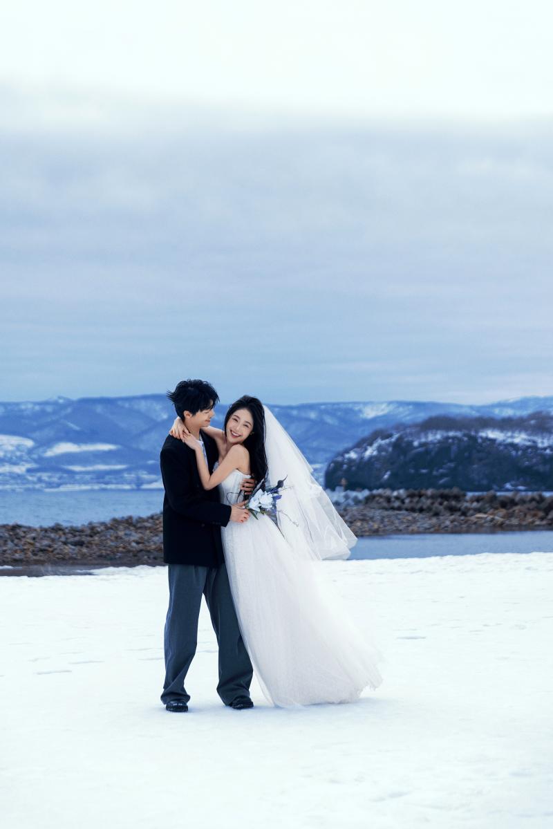 祝津海边雪山 第28张 日本婚纱照 日本旅拍 日本雪景婚纱照 日本尼鹿摄影