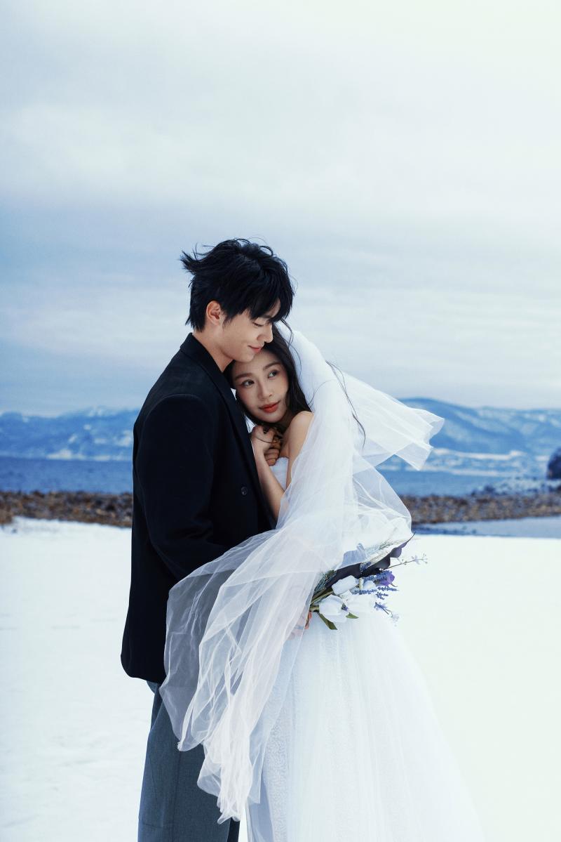 祝津海边雪山 第24张 日本婚纱照 日本旅拍 日本雪景婚纱照 日本尼鹿摄影
