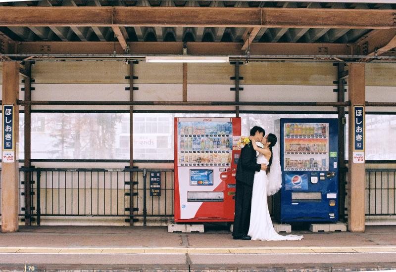 雪地里相爱 第23张 日本婚纱照 日本旅拍 日本雪景婚纱照 日本尼鹿摄影