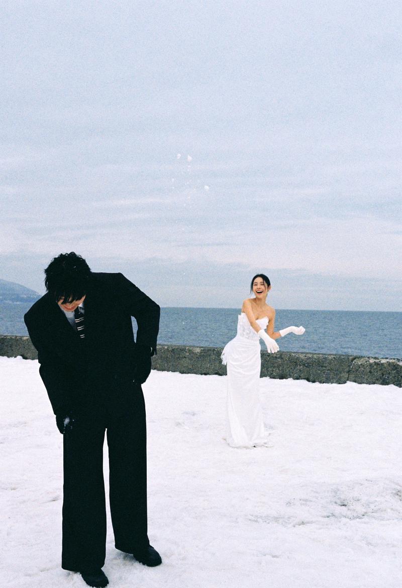 雪地里相爱 第32张 日本婚纱照 日本旅拍 日本雪景婚纱照 日本尼鹿摄影