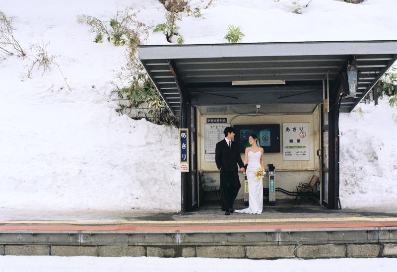 雪地里相爱 第24张 日本婚纱照 日本旅拍 日本雪景婚纱照 日本尼鹿摄影