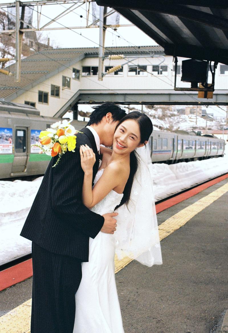雪地里相爱 第27张 日本婚纱照 日本旅拍 日本雪景婚纱照 日本尼鹿摄影
